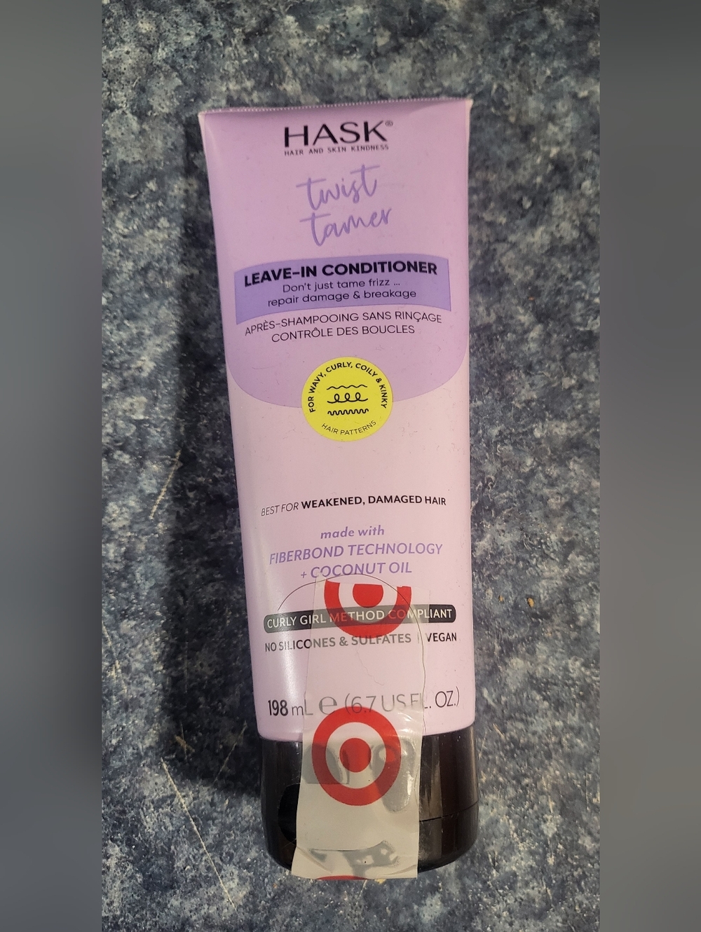 HASK Twist Tamer Leave-In Conditioner - For Wavy, Curly, Couly, Kinky Patterns